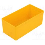 456311, Контейнер: для коробок, 54x108x45мм, желтый, полистирол