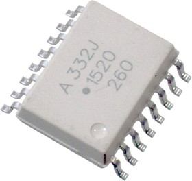 ACPL-332J-500E, оптопара IGBT драйвера 2,5А 890В SO-16