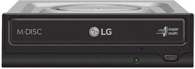 Фото 1/10 Привод DVD-RW LG GH24NSD5 черный SATA внутренний