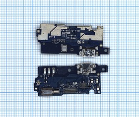 Разъем Micro USB для Meizu M3S mini (плата с системным разъемом)