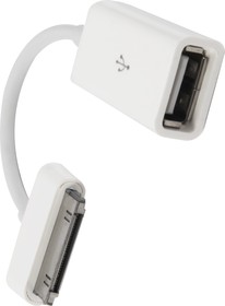 Фото 1/3 Переходник-USB OTG с ридером для планшетов Samsung, белый