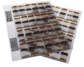CCR-03 Metal Oxide, Through Hole 48 Resistor Kit, with 810 pieces, 0.22 → 47KΩ