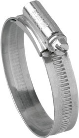 7SS, Stainless Steel Slotted Hex Worm Drive, 13mm Band Width, 135 → 165mm ID