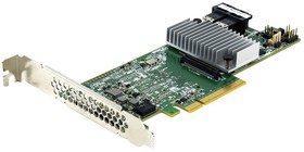 9361-8i(2G) SGL (LSI00462 / 03-25420-22004 ) PCIe 3.0 x8 LP, SAS/SATA 12G, RAID 0,1,5,6,10,50,60, 8port (2*int SFF8643), Cache 2GB, 3108ROC,