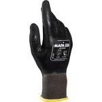 526 10, ULTRANE 526 Black Nitrile General Purpose Work Gloves, Size 10, Large ...