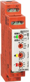 Фото 1/2 LMCVR-20V 24-230VAC/DC, Voltage Monitoring Relay, SPDT, 0.1 20V ac/dc, DIN Rail