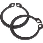 Steel External Circlip, 22mm Shaft Diameter, 21mm Groove Diameter