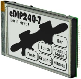EA EDIP240J-7LW, LCD Graphic Display Modules & Accessories White/Black Contrast
