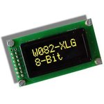 EA W082-XLG, Дисплей: OLED, алфавитно-цифровой, 8x2, Разм: 58x27мм, PIN: 16