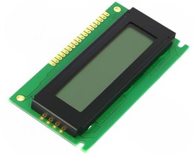 Фото 1/2 DEM 16217SYH-PY, Дисплей ЖКД, алфавитно-цифровой, STN Positive, 16x2, LED, PIN 16