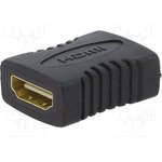 Gembird Переходник HDMI-HDMI 19F/19F, золотые разъемы, пакет [A-HDMI-FF]