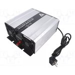 UPS-1200SR, Преобразователь: DC/AC; 600Вт; Uвых: 230ВAC; Вых: сетевой 230 В