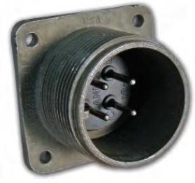 MS3102E10SL-3P, Conn Circular PIN 3 POS Solder ST Box Mount 3 Terminal 1 Port