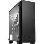 Корпус ATX Zalman S3, Midi-Tower, без БП, черный [s3 black]