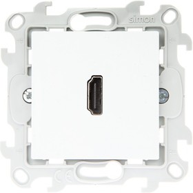 Фото 1/2 Simon 24 Белый Коннектор HDMI 1.4