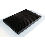 Охладитель (радиатор охлаждения) 300x200x 25, тип F56, аллюминий, BLA329-300, черный