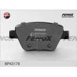 Колодки тормозные задние FENOX BP43178