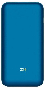 Фото 1/2 Внешний аккумулятор 20000 mAh, Xiaomi ZMI 10 PRO, т/синий, QB823 Dark Blue