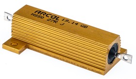 Фото 1/4 HS50 27R J, Wirewound Resistor 50W, 27Ohm, 5%