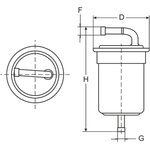 ST713, Фильтр топливный