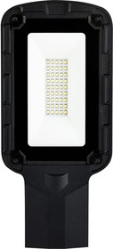 Фото 1/5 Светодиодный уличный консольный светильник ssl10-30 30w 5000k 230v, черный, 55232