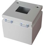 Grey Steel Junction Box, IP65, 150 x 150 x 120mm
