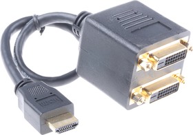 AV Adapter, Male HDMI to Female DVI-D