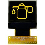 EA W064048-XALG, OLED Displays & Accessories .66 in Yellow OLED 64 x 48 dots
