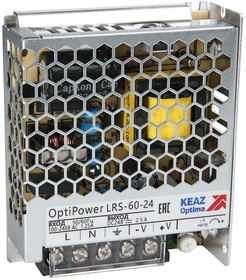 Блок питания панельный OptiPower LRS 50-24 2.2A КЭАЗ 328872