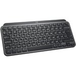 920-010501, Logitech Клавиатура беспроводная MX Keys Mini, USB, Bluetooth/Радиоканал, подсветка клавиш, RUS, черный.