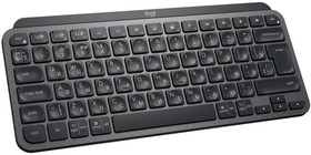 Фото 1/10 920-010501, Logitech Клавиатура беспроводная MX Keys Mini, USB, Bluetooth/Радиоканал, подсветка клавиш, RUS, черный.