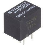 TDN 5-2412WI, Isolated DC/DC Converters - Through Hole 9-36Vin 12Vout 420mA 5W ...