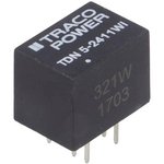 TDN 5-2411WI, Isolated DC/DC Converters - Through Hole 9-36Vin 5Vout 1000mA 5W ...