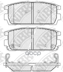 Фото 1/6 NiBK Колодки тормозные дисковые PN0098