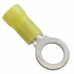 160296, Ring Tongue Terminal 10-12AWG Copper Yellow 30.1mm Tin Loose