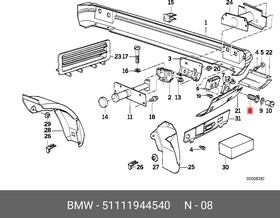 Втулка BMW 51 11 1 944 540