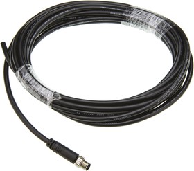 Фото 1/2 1838288-3, Straight Male 4 way M8 to Unterminated Sensor Actuator Cable, 5m