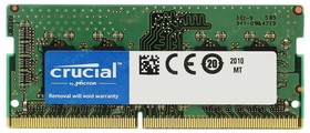 Фото 1/9 Модуль памяти Crucial CT8G4SFS832A 8GB DDR4 3200 SO DIMM Non-ECC, CL22, 1.2V, SRx8, OEM (790095) {100}