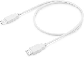 Фото 1/6 Кабель-удлинитель Buro USB2.0-AM-AF-0,75M USB A(m) USB A(f) 0.75м белый
