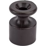 изолятор для наружного монтажа, пластик, цвет коричневый (10 шт/уп) B1-551-22-10