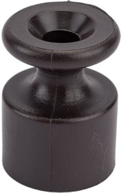 Фото 1/5 Изолятор для наружного монтажа пластик, цвет коричневый, 10 штук/упаковка B1-551-22-10