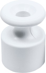 Фото 1/2 изолятор для наружного монтажа rf,пластик белый (100 шт/уп) R1-551-21-100