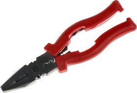Фото 1/3 Combination Pliers, 200 mm Overall, Straight Tip