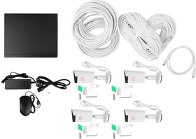 Nl-nv04-p-kit готовый ip комплект видеонаблюдения 4мп с poe питанием УТ-00001704