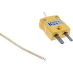Type K Exposed Junction Thermocouple 5m Length, 1/0.3mm Diameter → +350°C