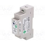 DIN15W15, Power supply: switched-mode; 15W; 15VDC; for DIN rail mounting