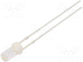 OSR5PA3N51A, LED; 3mm; red; 750?1120mcd; 50°; Front: flat; 1.8?2.6V; Pitch: 2.54mm