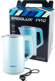 ERGOLUX PRO ELX-KS12-C13 электрический, голубой, Чайник