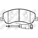 PN0444W, Колодки тормозные FORD Transit VW Amarok передние с датчиком