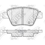 Колодки тормозные задние NIBK PN0550